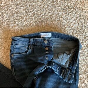 Evereve High Rise Dark Blue Jeans